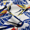 Woven Rayon Poplin Print Fabric Good Handfeeling